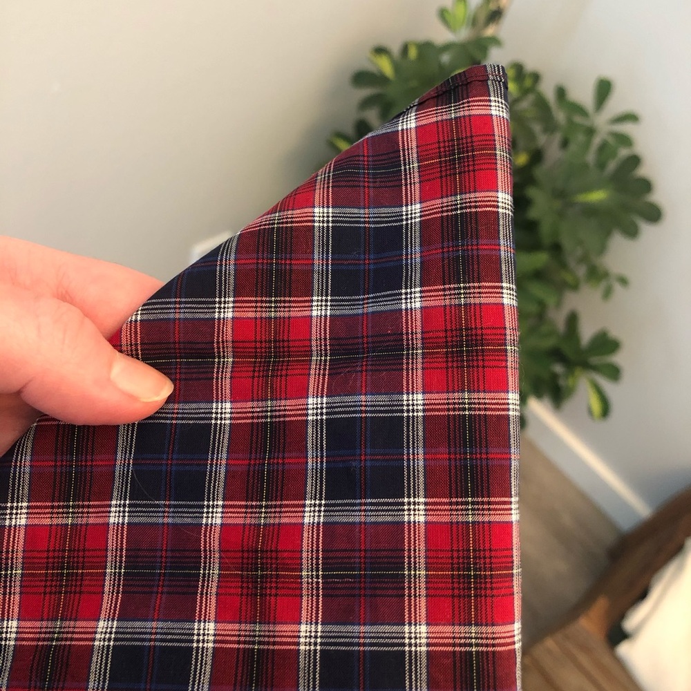 Plaid Pocket Square